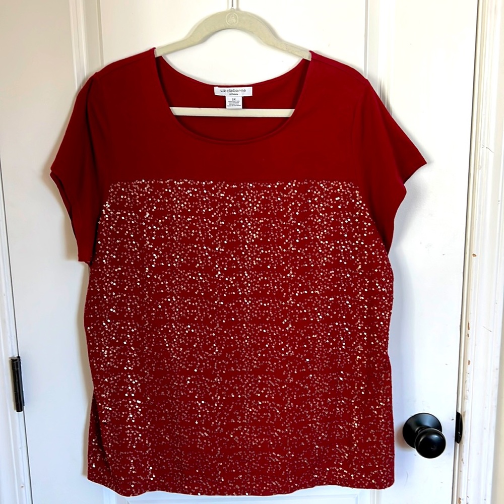 Liz Claiborne sparkle shirt